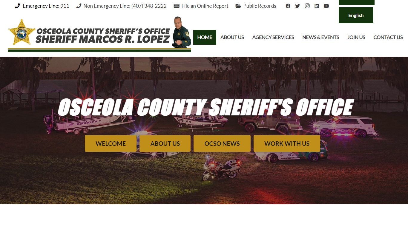 Osceola County Sheriff's Office | Sheriff Marco Lopez #TogetherAsOne